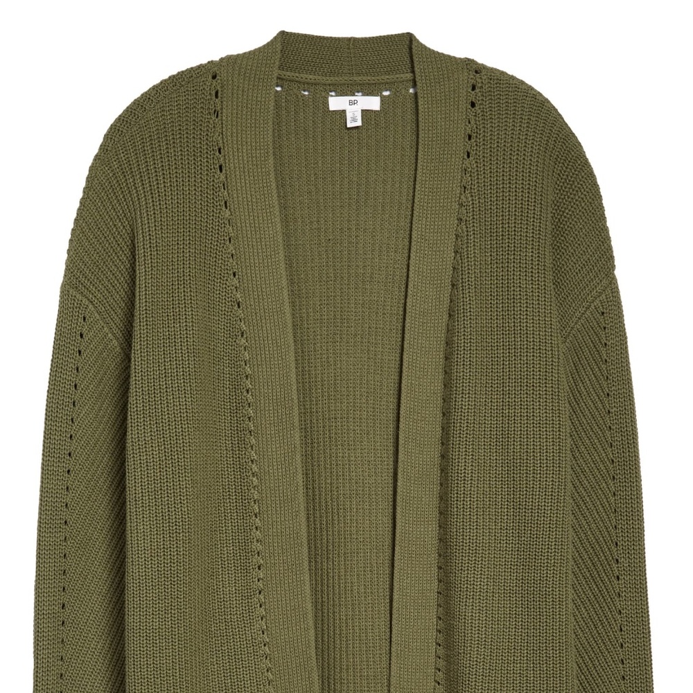 Green Cardigan Sweater